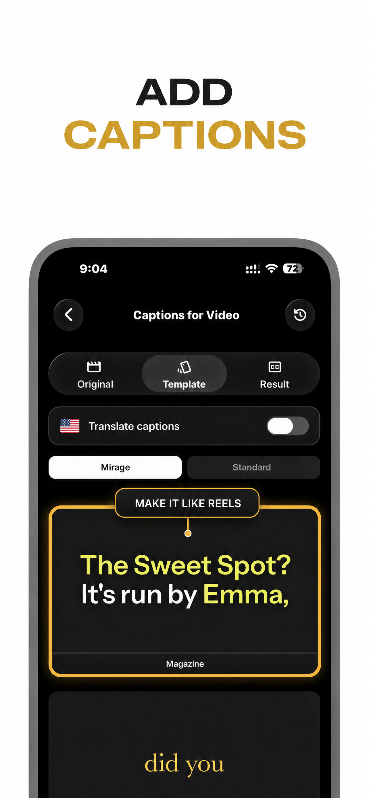 VocaLingo App Interface