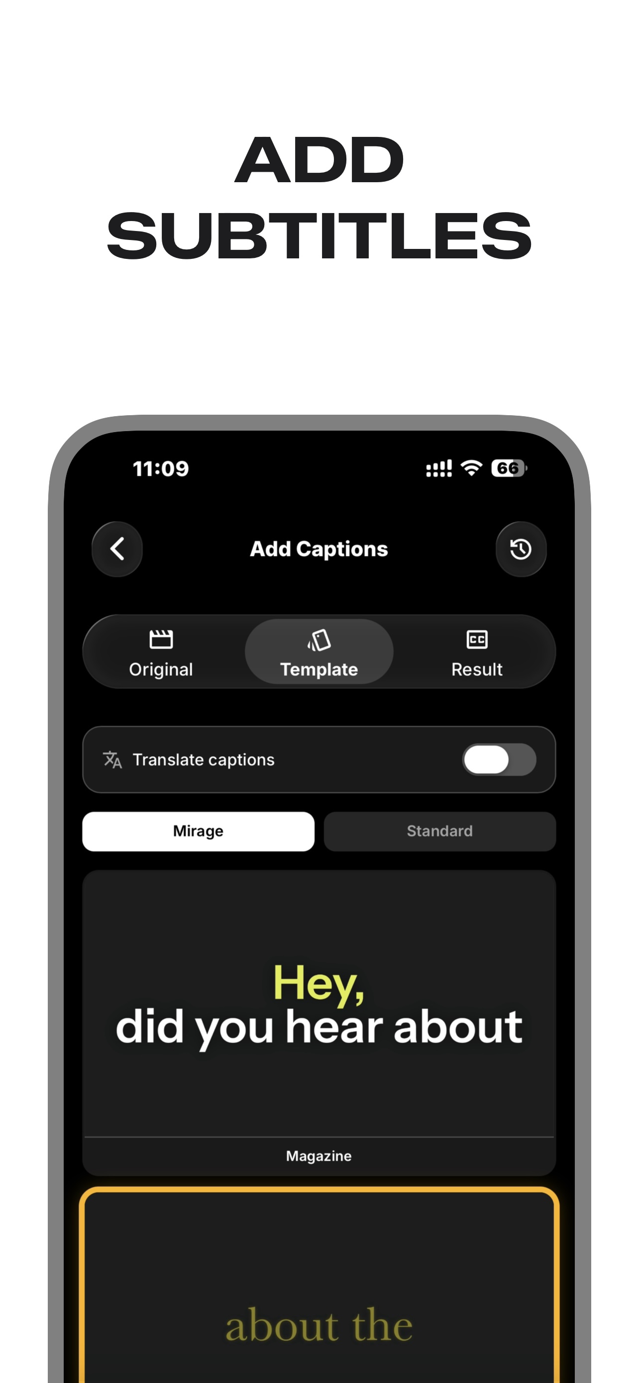 VocaLingo App Interface